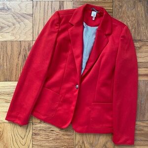 BONGO Burnt Orange/Red Blazer with Button Detail